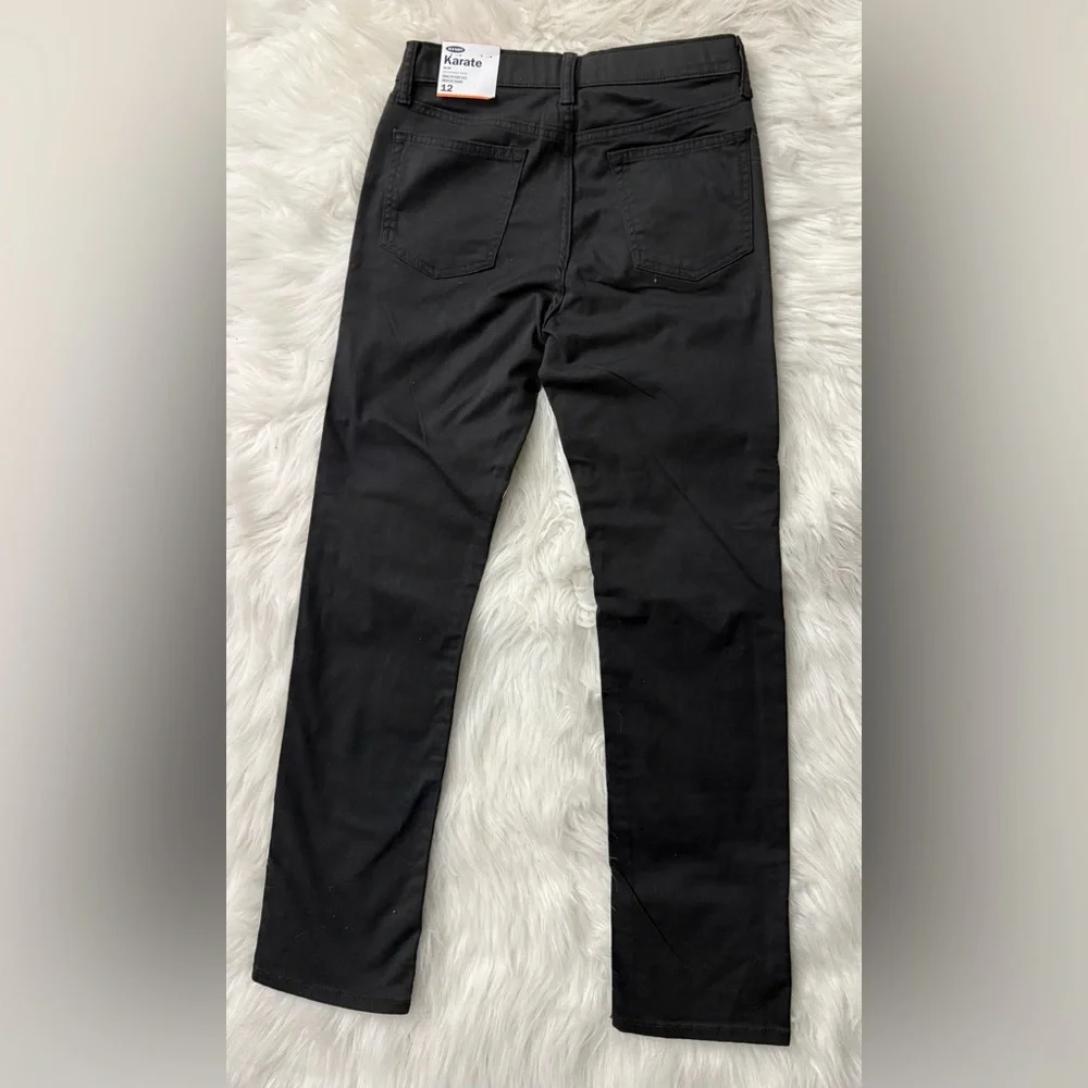 Old Navy charcoal karate slim pants